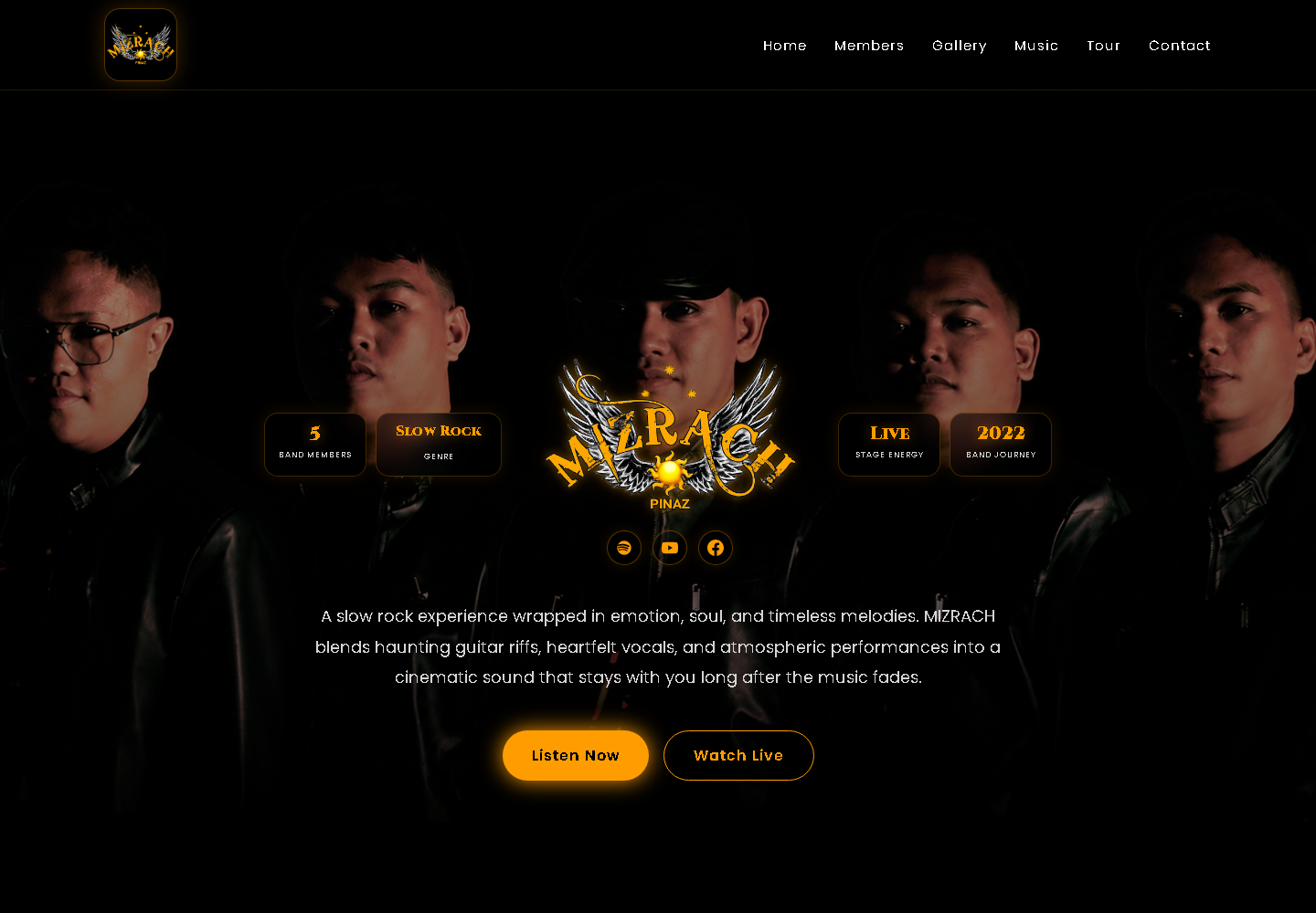 Preview of the MIZRACH PINAZ music and culture homepage